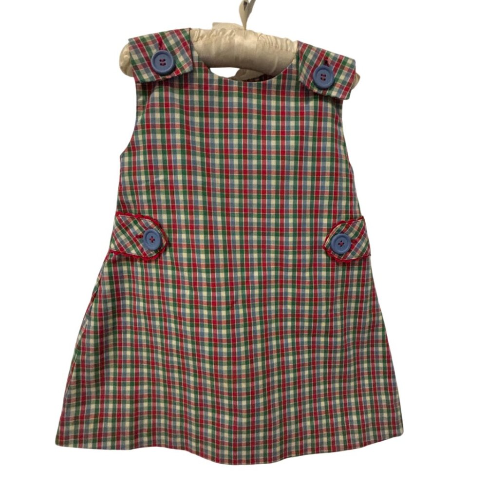 The Beaufort Bonnet Company - Juliet Jumper Dress in Size 4T Plaid